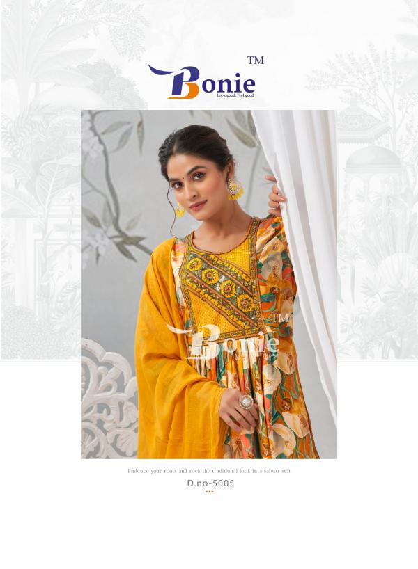 Bonie Meghana 5 Rayon Designer Kurti Bottom With Dupatta